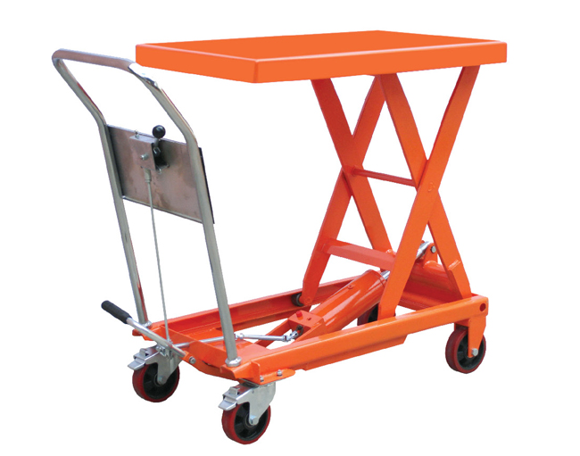 杠桿式卸荷結(jié)構(gòu)平臺(tái)車