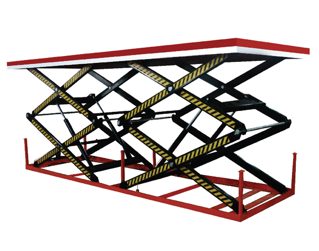 并列雙剪叉結(jié)構(gòu)電動(dòng)液壓升降平臺(tái)車